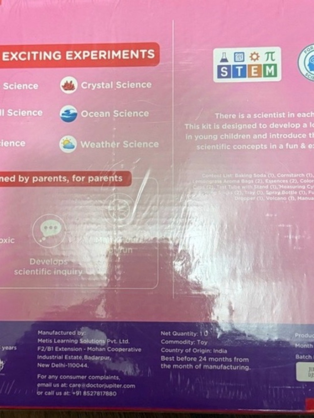 Girls' First Science Kit - Pink Starter Series - Picture 2 of 2